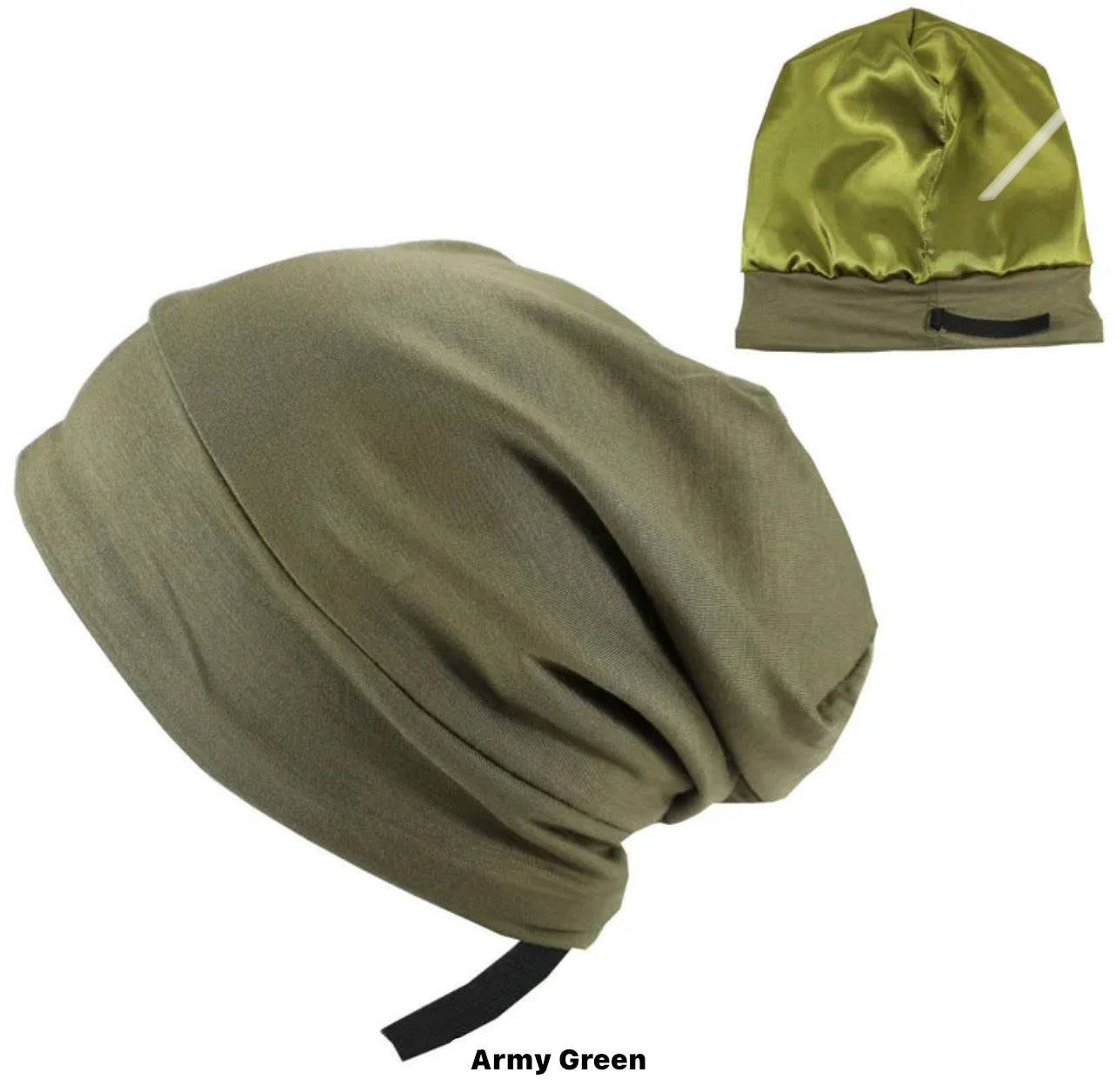 Satin Lined Loc Cap - Small