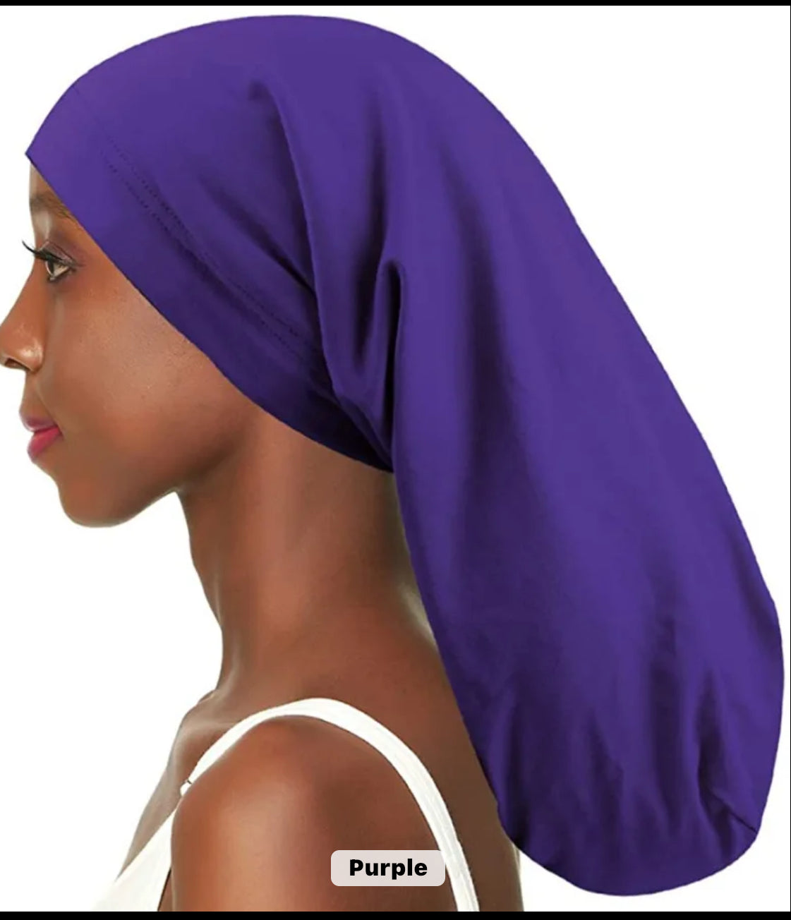 Satin Lined Loc Cap - Large