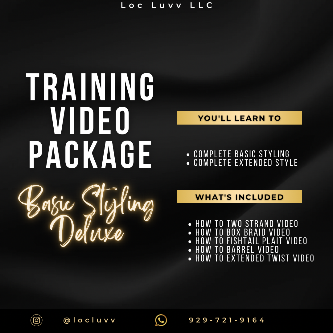 TRAINING VIDEO PACKAGE: BASIC STYLING DELUXE