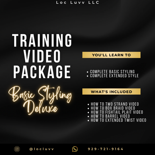 TRAINING VIDEO PACKAGE: BASIC STYLING DELUXE