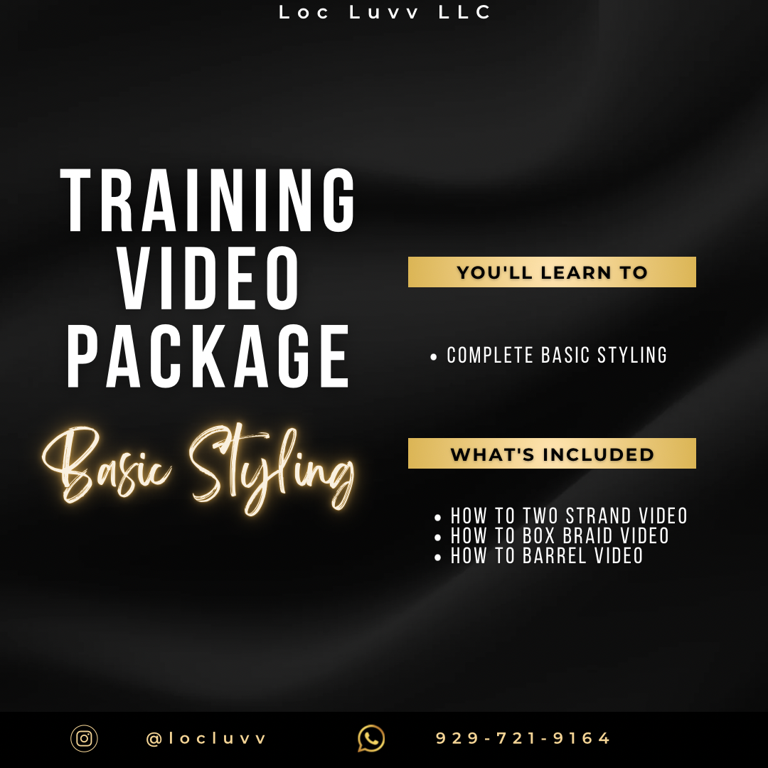 TRAINING VIDEO PACKAGE: BASIC STYLING