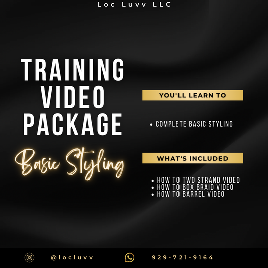 TRAINING VIDEO PACKAGE: BASIC STYLING