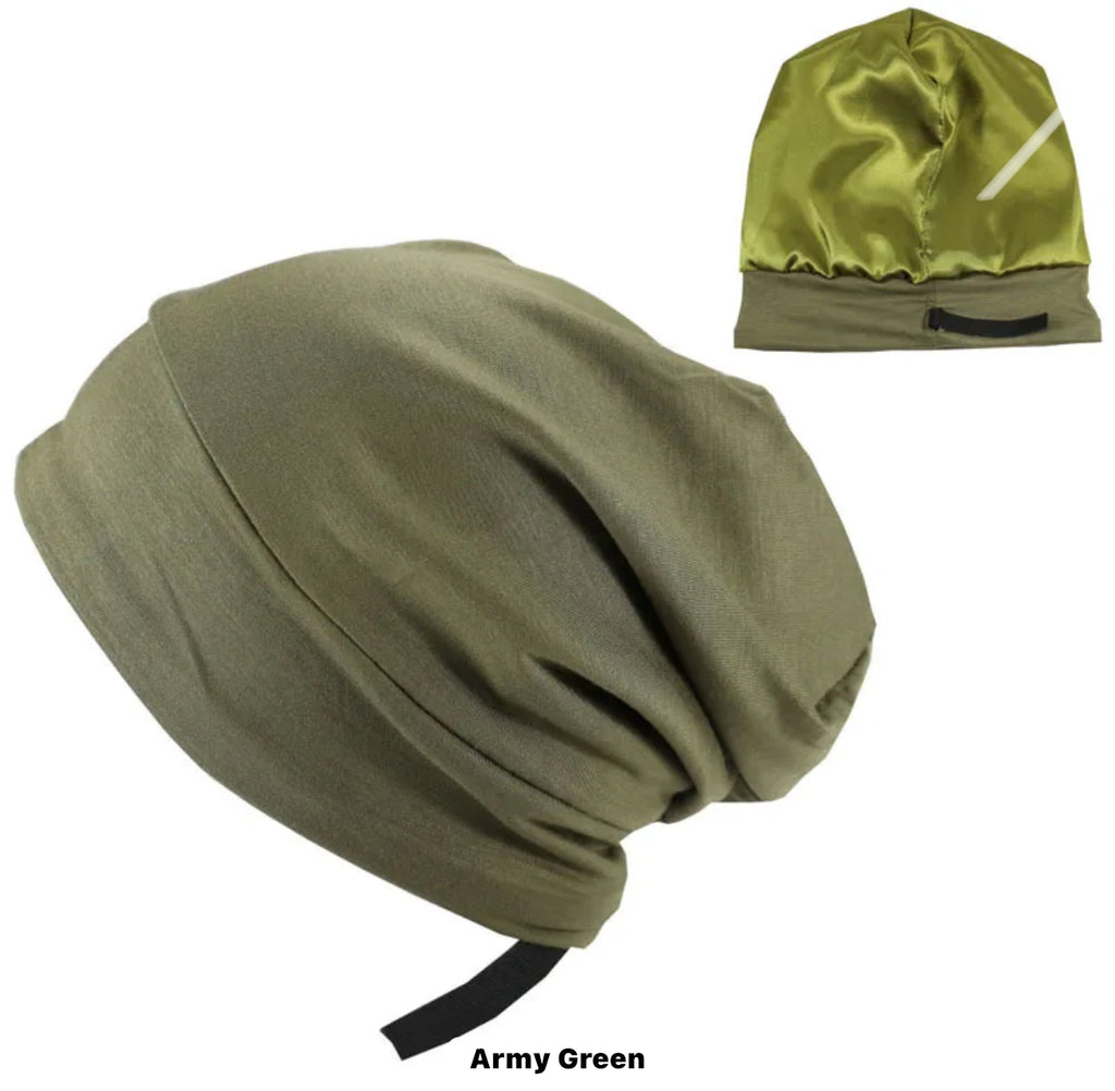 Satin Lined Loc Cap - Small