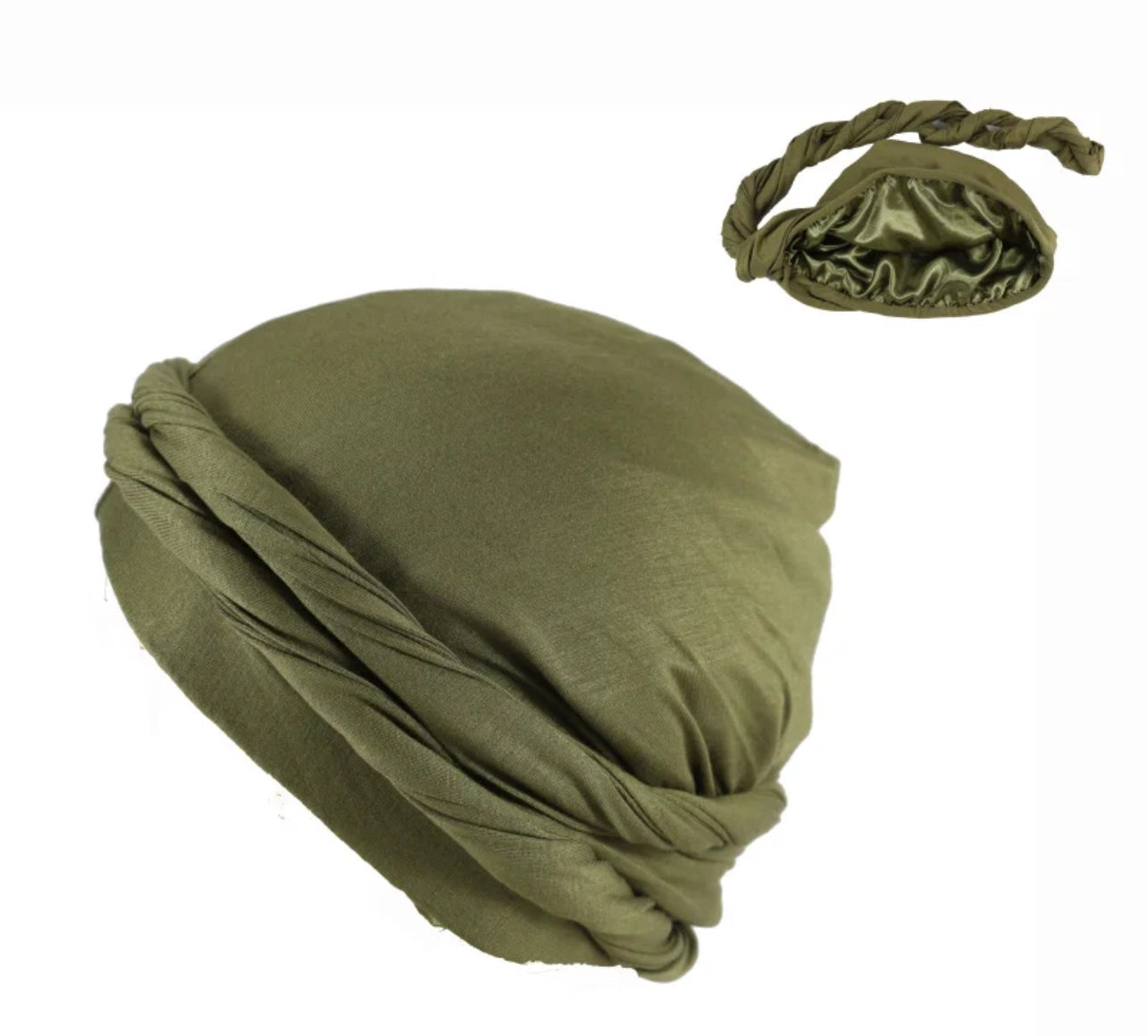 (SALE) Satin Lined Turban