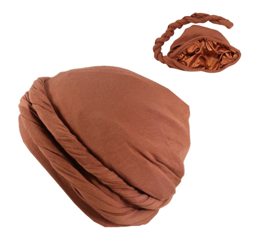 (SALE) Satin Lined Turban