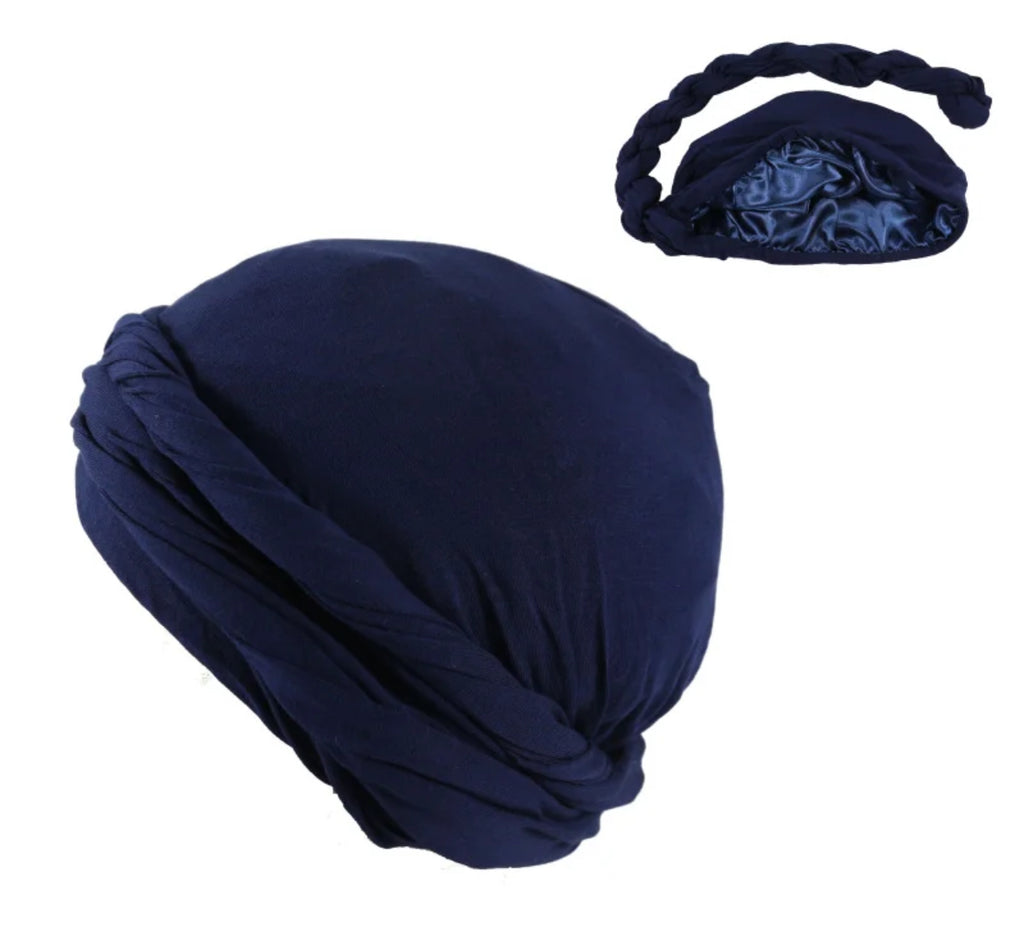 (SALE) Satin Lined Turban
