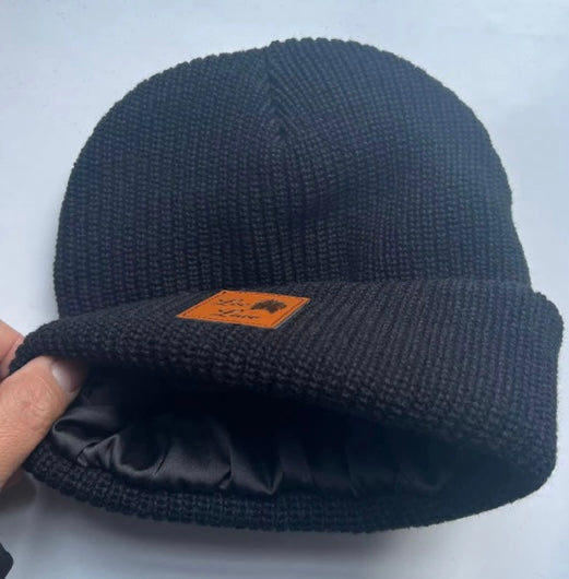 (SALE) Satin Lined Beanie